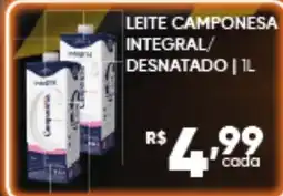 Pais e Filhos Supermercados Leite camponesa integral/ desnatado oferta