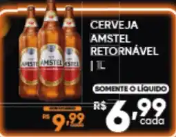 Pais e Filhos Supermercados Cerveja amstel retornável oferta
