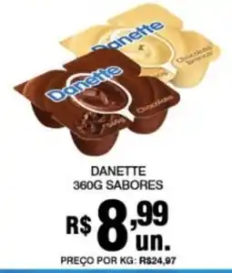 Supermercados Alvorada Danette sabores oferta