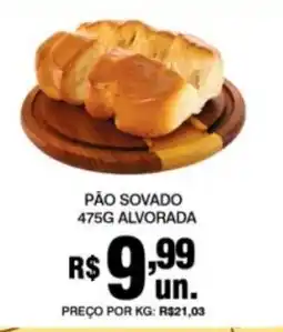 Supermercados Alvorada Pão Sovado Alvorada oferta