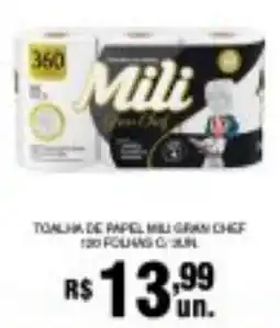 Supermercados Alvorada Toalha de papel mili gran chef oferta