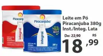 Leite em pó piracanjuba