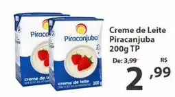 Del Moro Supermercados Creme de Leite Piracanjuba oferta
