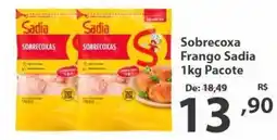 Del Moro Supermercados Sobrecoxa frango sadia oferta