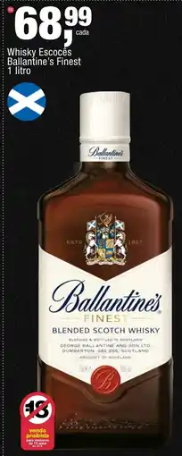 Frangolândia Whisky Escocês Ballantine's Finest oferta