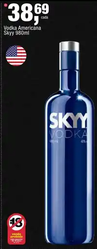 Frangolândia Vodka Americana Skyy oferta