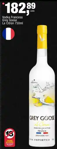 Frangolândia Vodka Francesa Grey Goose Le Citron oferta