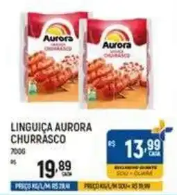Supermercado Guará Linguiça aurora churrasco oferta
