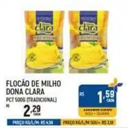 Supermercado Guará Flocão de milho dona clara oferta