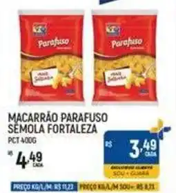 Supermercado Guará Macarrão parafuso sêmola forteza oferta