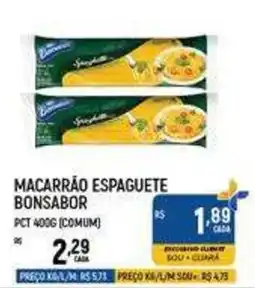 Supermercado Guará Macarrão espaguete bonsabor oferta