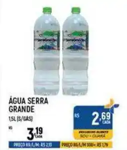 Supermercado Guará Água serra grande oferta