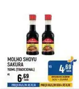 Supermercado Guará molho shoyu sakura oferta