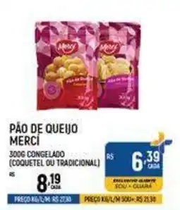 Supermercado Guará Pão de queijo merci oferta