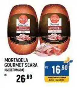 Supermercado Guará Mortadela gourmet seara oferta