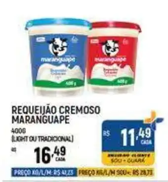 Supermercado Guará Requeijão cremoso maranguape oferta
