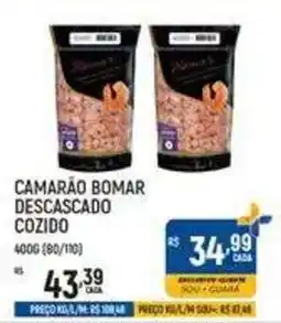 Supermercado Guará Camarão bomar descascado cozido oferta