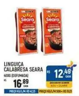 Supermercado Guará Linguiça calabresa seara oferta