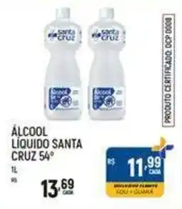 Supermercado Guará álcool líquido santa cruz 54° oferta