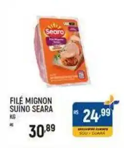 Supermercado Guará Filé mignon suíno seara oferta