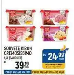 Supermercado Guará Sorvete kibon cremosissimo oferta
