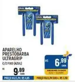 Supermercado Guará Aparelho prestobarba ultragrip c/2 fixo [azul] oferta