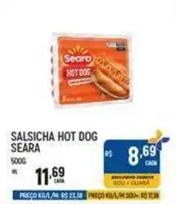 Supermercado Guará Salsicha hot dog seara oferta