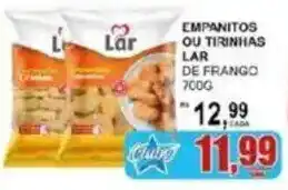 Empanitos ou tirinhas lar de frango