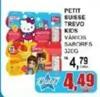 Supermercado Estrela Azul petit suisse trevo kids vários sabores oferta