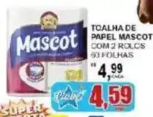 Supermercado Estrela Azul Toalha de papel mascot oferta