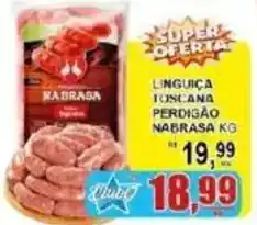 Supermercado Estrela Azul linguica toscana perdicao nabrasa kg oferta