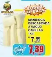 Supermercado Estrela Azul Mandioca descascada a vácuo can-lias oferta