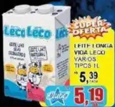 Supermercado Estrela Azul Leite longa vida leco varios tipos oferta