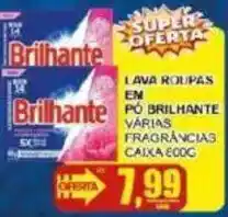 Supermercado Estrela Azul Lava roupas em pó brilhante várias fragrâncias oferta