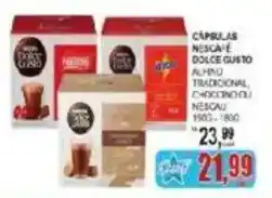 Supermercado Estrela Azul Cápsulas nescafé dolce gusto alvo tradicional, chocolate ou nescau oferta