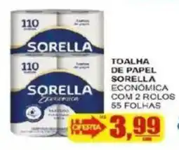 Supermercado Estrela Azul toalha de papel sorella econômica oferta