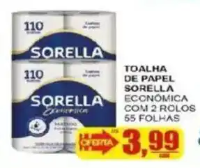 Supermercado Estrela Azul toalha de papel sorella econômica oferta