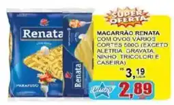 Supermercado Estrela Azul Macarrão renata com ovos vários oferta