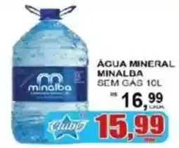 Supermercado Estrela Azul Água mineral minalba sem gás 10l oferta
