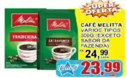 Supermercado Estrela Azul Café melitta vários tipos oferta