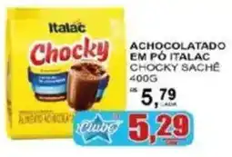 Supermercado Estrela Azul Achocolatado em pó italac chocky sachê oferta