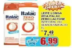 Supermercado Estrela Azul Leite longa vida italac zero lactose integral ou semidesnatado oferta