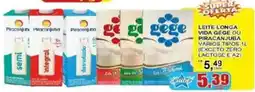 Supermercado Estrela Azul Leite longa vida gege ou piracanjuba varios tipos oferta