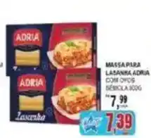 Supermercado Estrela Azul Massa para lasanha adria com ovos oferta