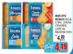 Supermercado Estrela Azul Biscoito renata água e sal, cream cheese, leite, água oferta