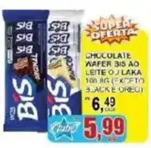 Supermercado Estrela Azul Chocolate wafer bis ao leite oj laka oferta