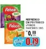 Supermercado Estrela Azul refresco em pó frisco vários sabor oferta