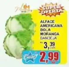 Supermercado Estrela Azul Alface americana bola moranga bandeja oferta