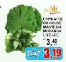Supermercado Estrela Azul espinafre ou couve manteiga moranga oferta
