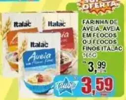 Supermercado Estrela Azul Farinha de aveia, aveia em flocos ou flocos finos italac oferta